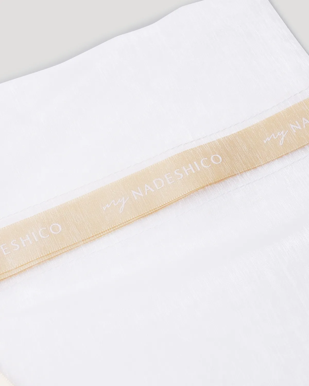 オーガンジー巾着袋_ステッチ