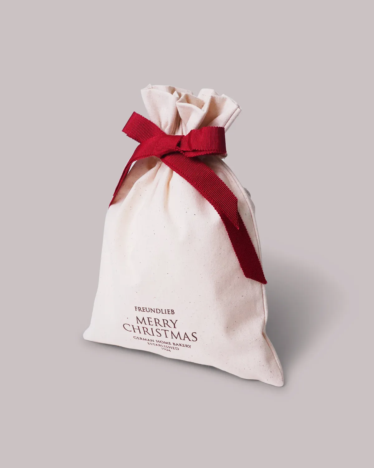 コットン6オンス巾着袋_①カフェ巾着、②クリスマス巾着白、③クリスマス巾着黒_斜め