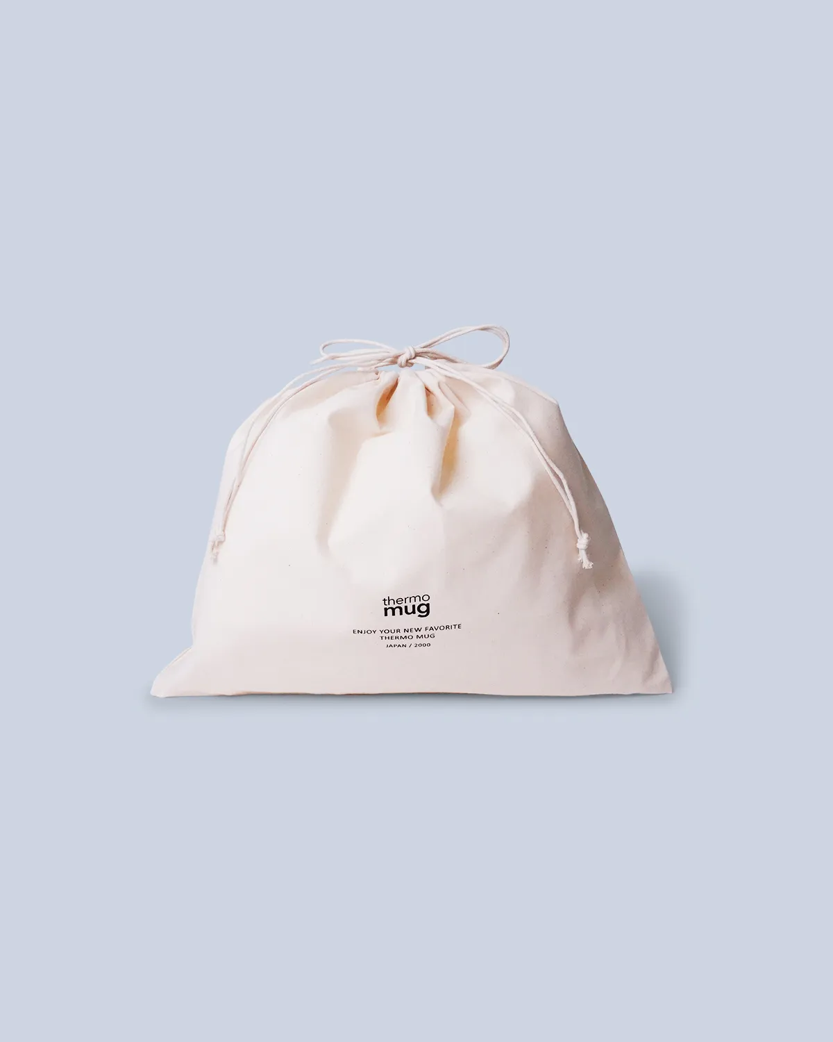 コットン５オンスマチなし巾着袋_正面