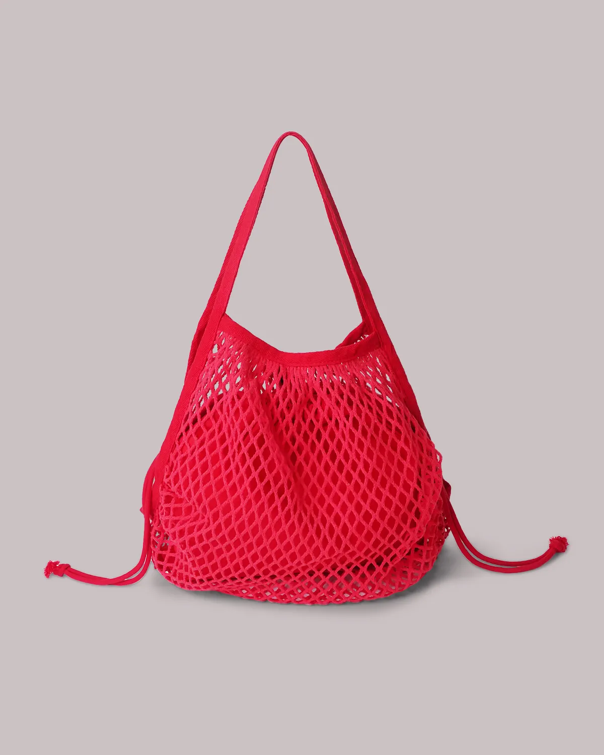 コットンメッシュバッグコットン5オンス巾着袋_正面