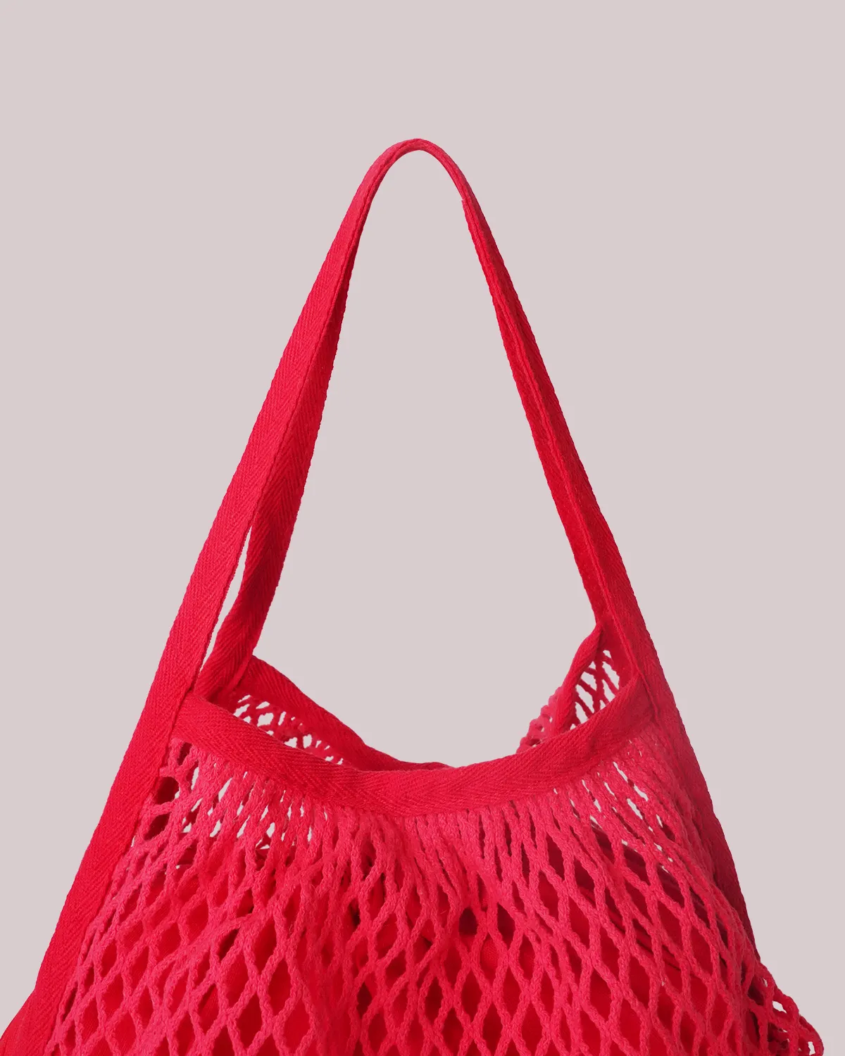 コットンメッシュバッグコットン5オンス巾着袋_持ち手