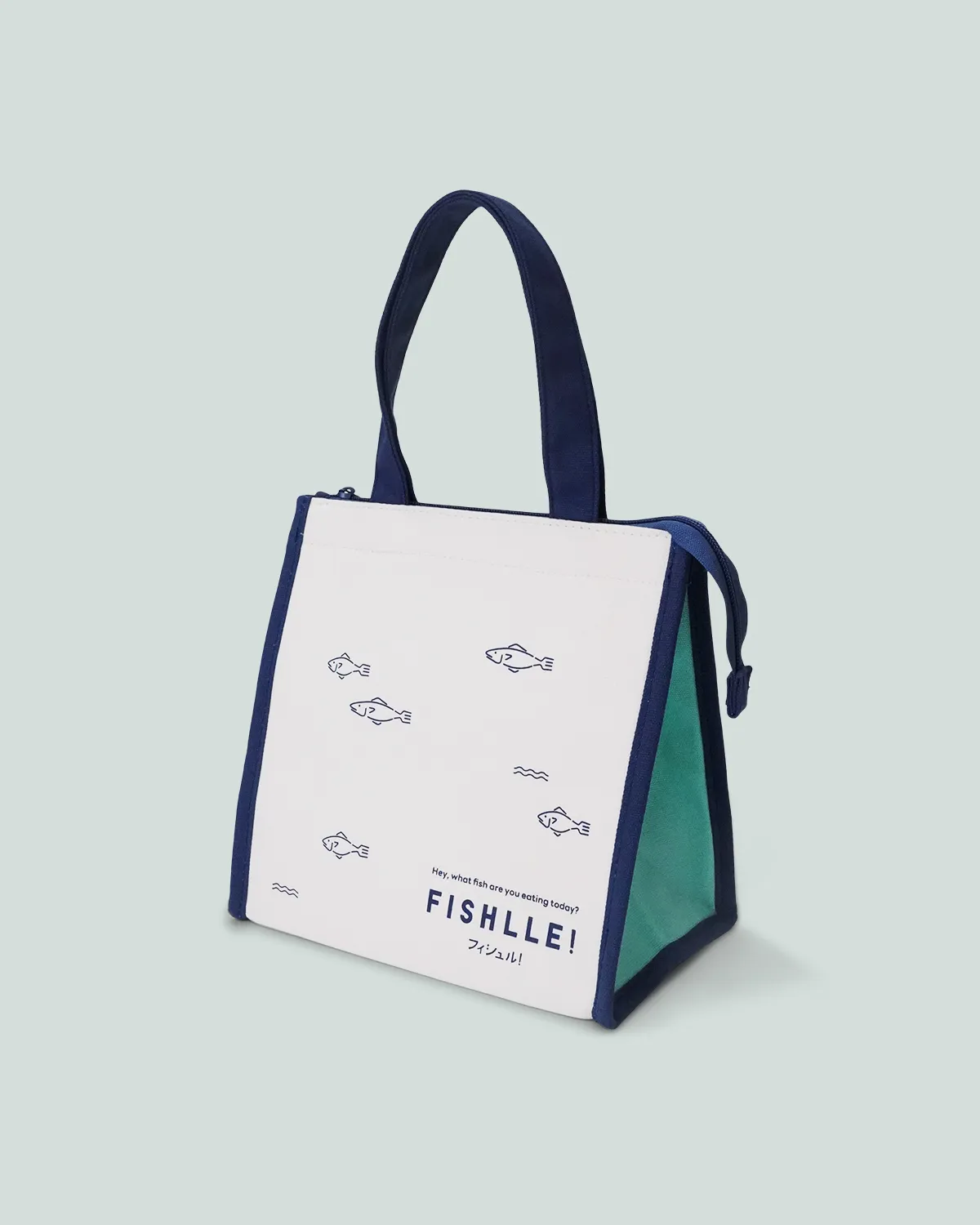 コットン12オンス角底保冷バッグ_斜め