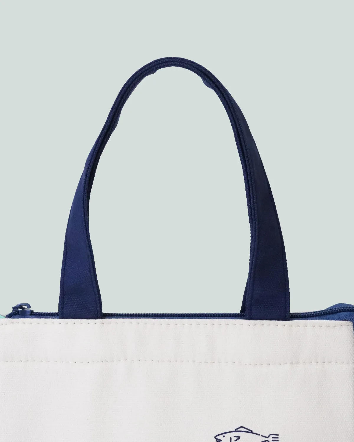 コットン12オンス角底保冷バッグ_持ち手