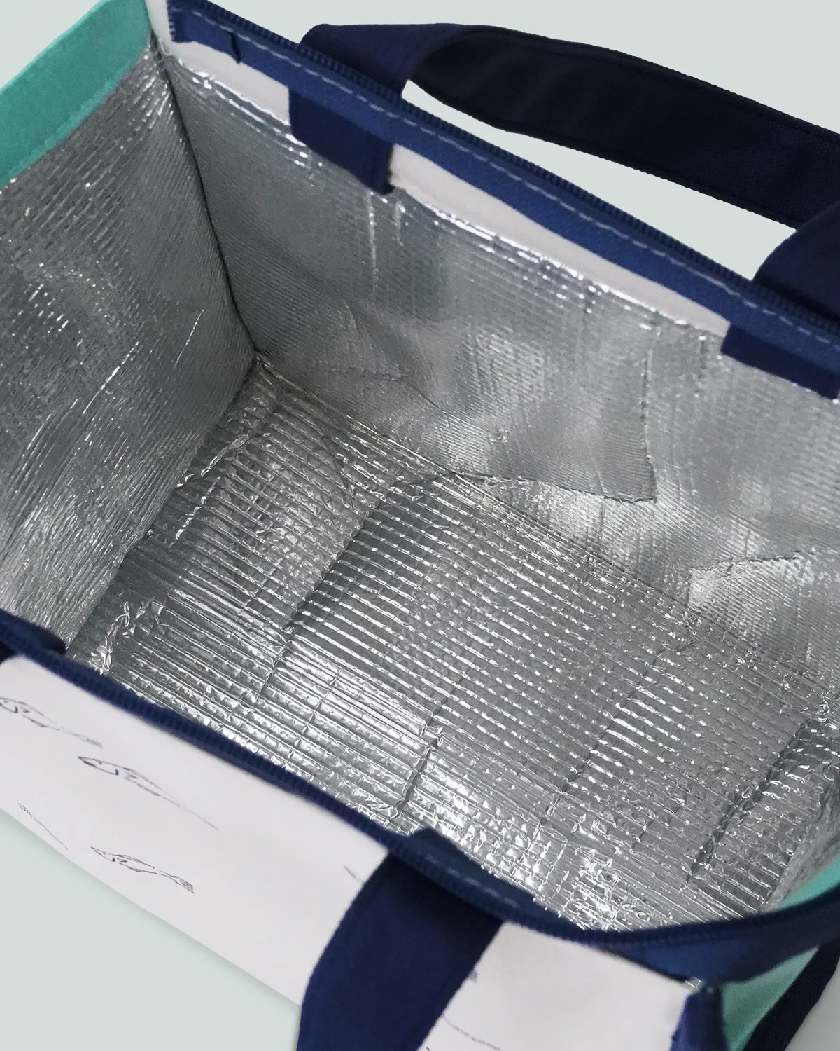 コットン12オンス角底保冷バッグ_保冷