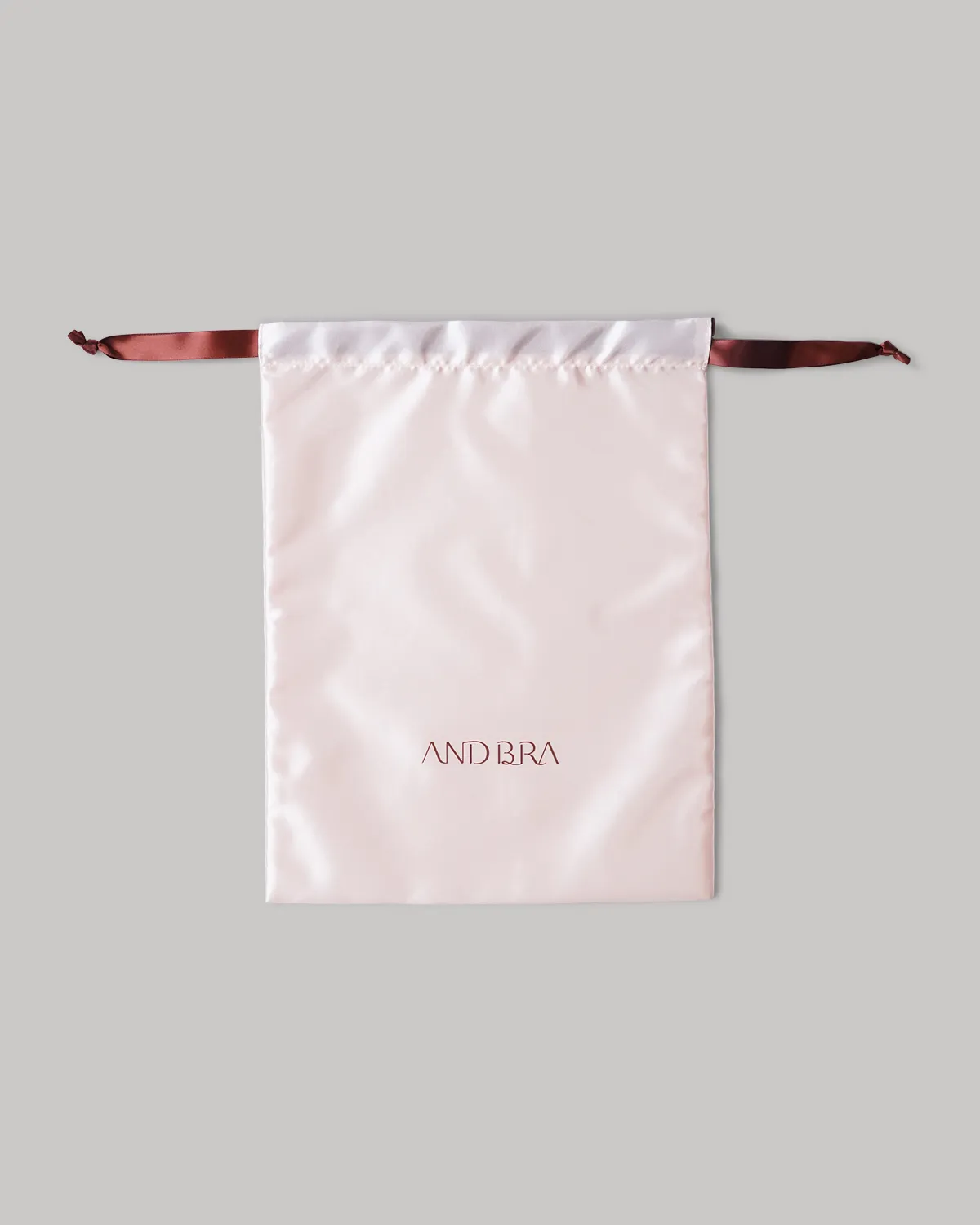 サテン巾着袋_平置き正面