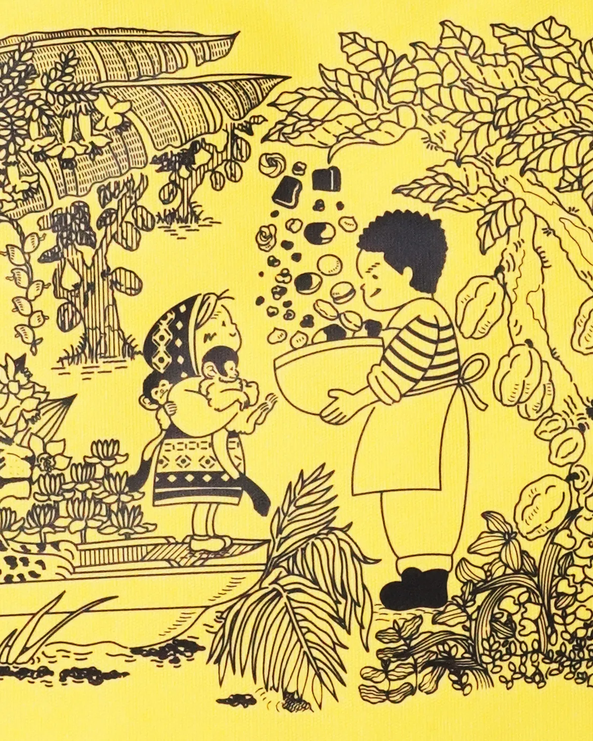 コットン12oz角底保冷バッグ_印刷